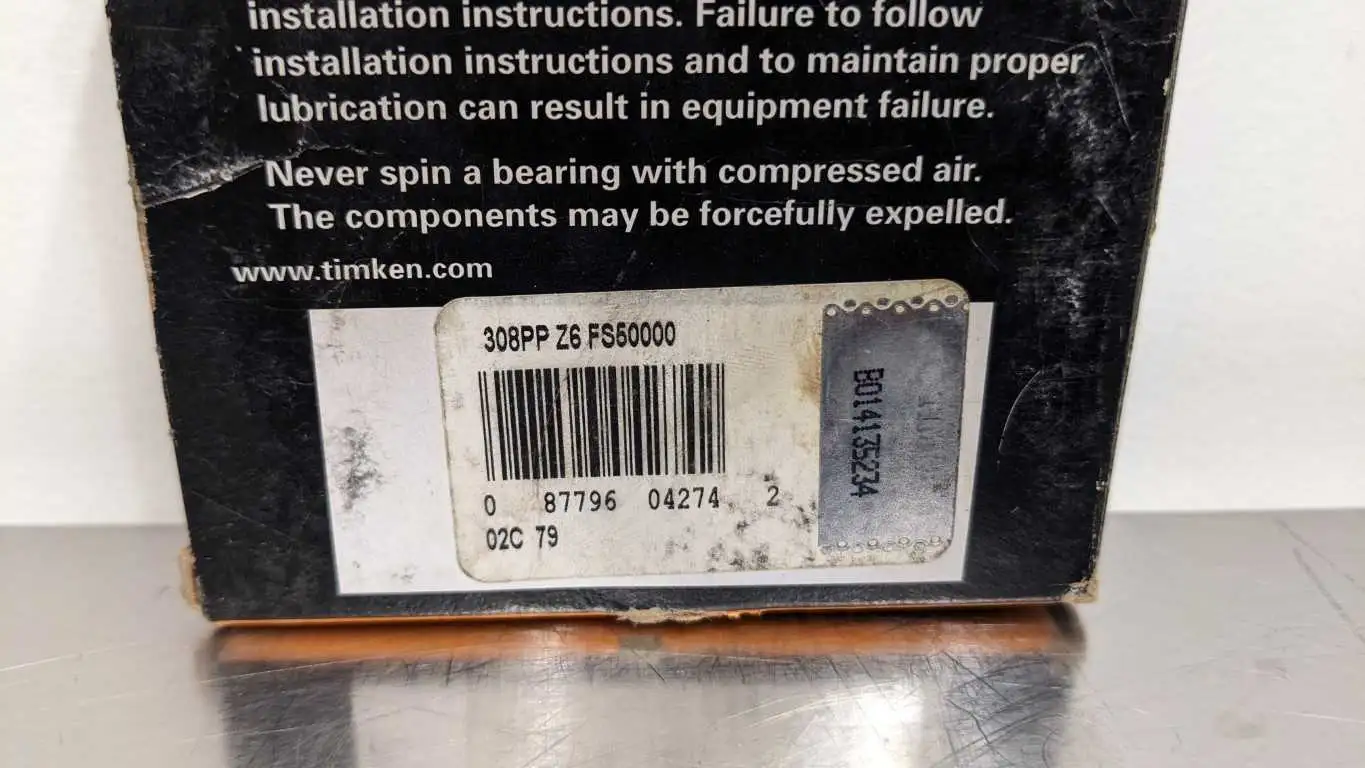 Timken 308PP Deep Groove Ball Bearing 40mm ID 90mm OD 36.53 Wide Z6 FS50000 - Image 6