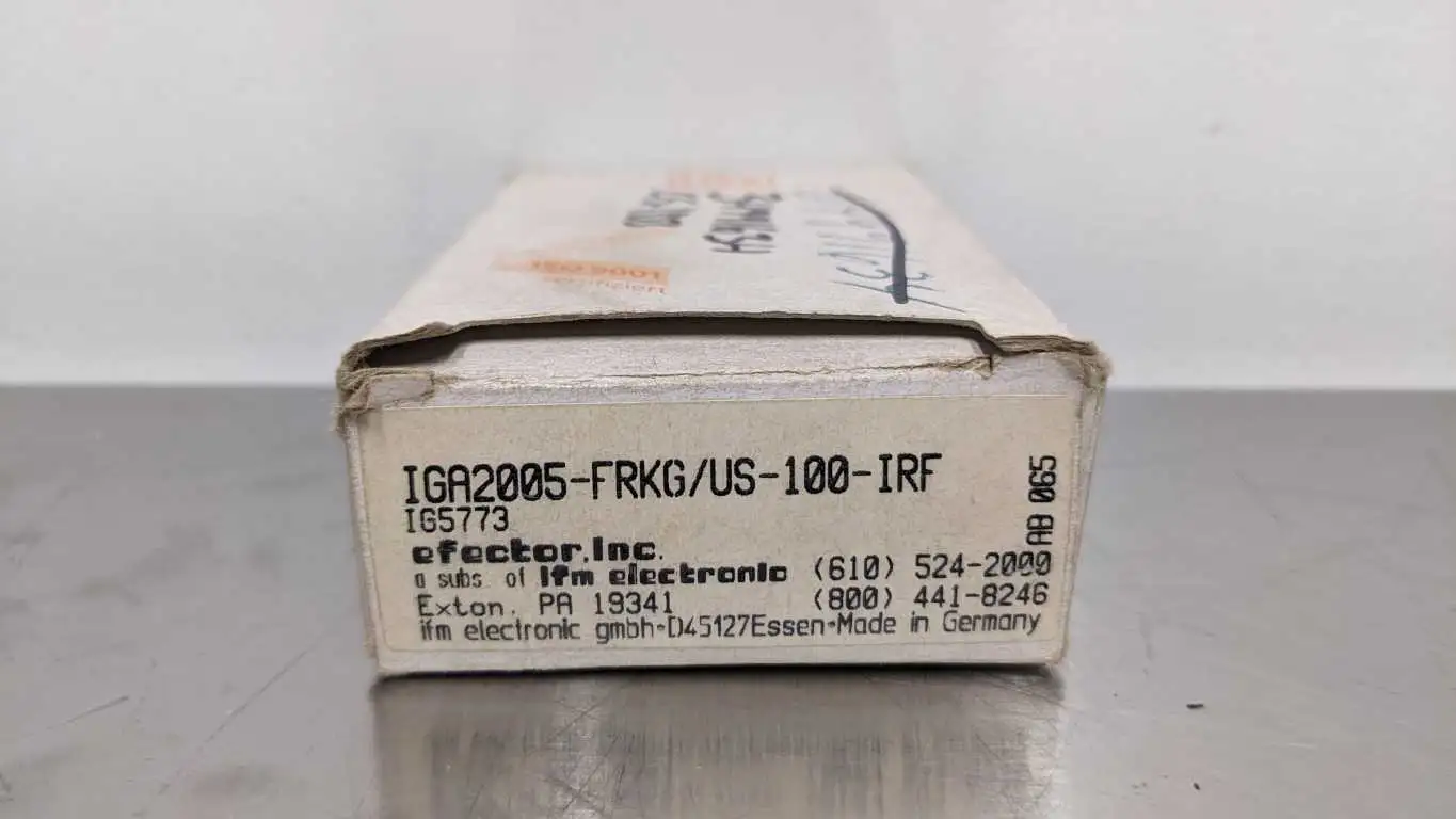 IFM Efector IG5773 Inductive Sensor IGA2005-FRKG/US-100-IRF - Image 6