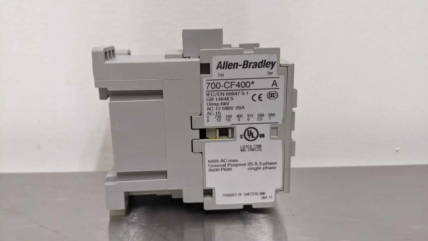 Allen-Bradley 700-CF400D Control Relay Ser A 4NO 110/120VAC Coil - Image 3