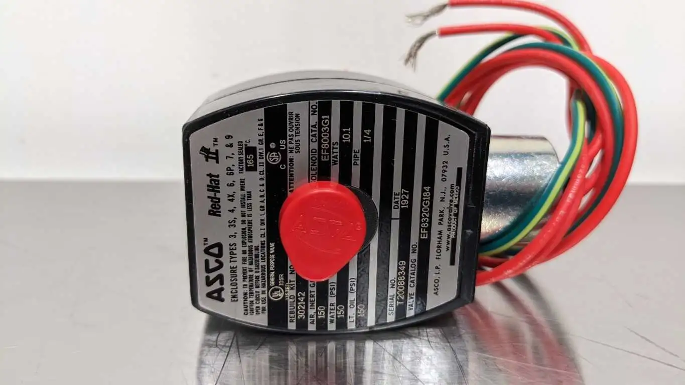ASCO EF8320G184 Solenoid Valve 1/4" NPT 120/60 110/50 Replaces 8320a185 - Image 7