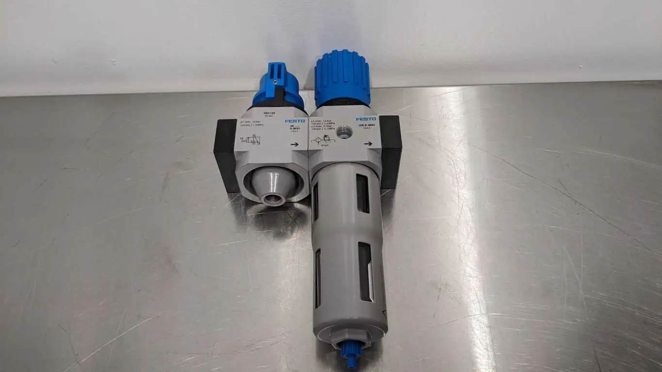 Festo LFR-1/2-D-MIDI-KC Air Filter Preparation Unit 185739 H160 - Image 3