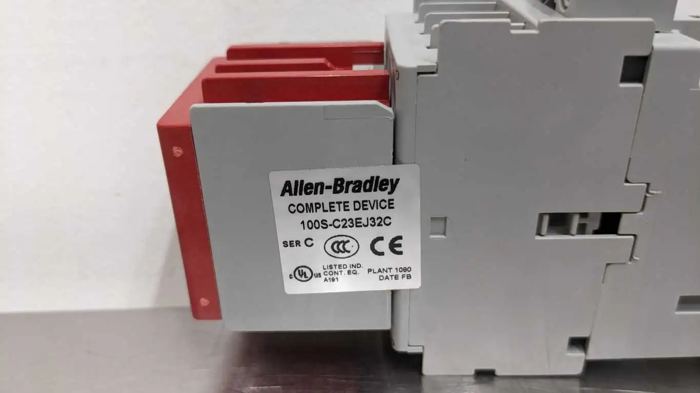 Allen-Bradley 100S-C23EJ32C Safety Contactor Ser C 3NO 2NC 24VDC Coil Auxiliary Contact New in Box - Image 9