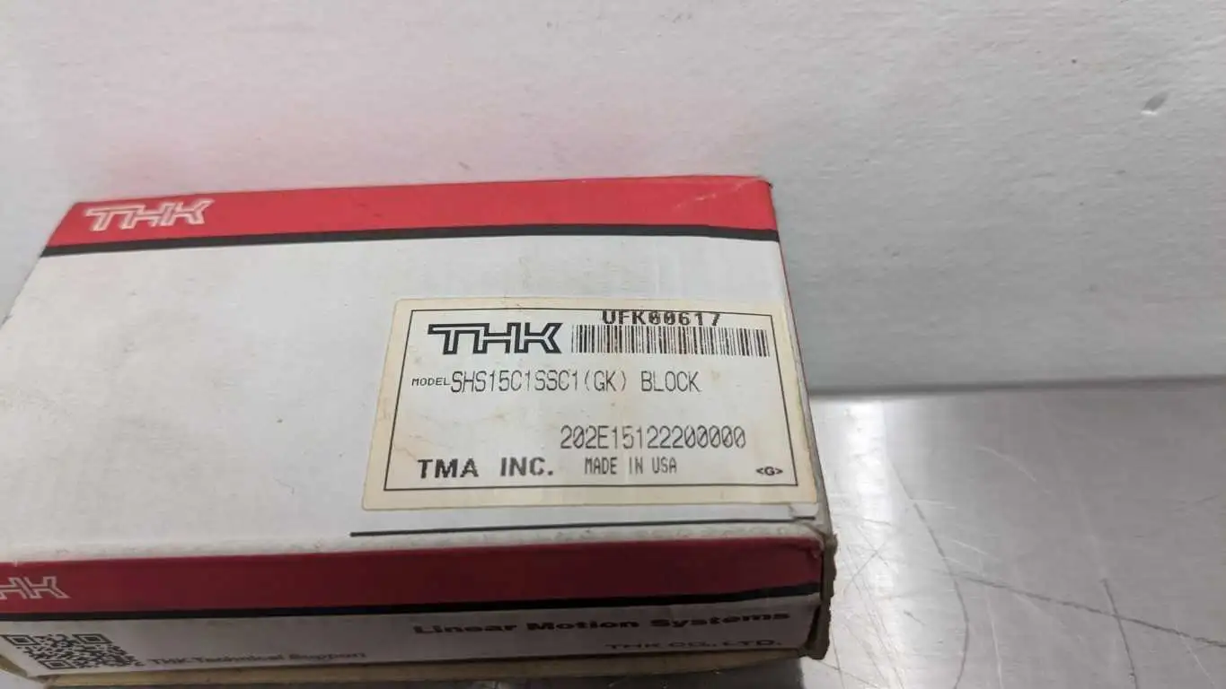 THK SHS15C1SSC1 Linear Bearing Block 47mm Wide x 64.4mm Long 15mm Rail USA - Image 7