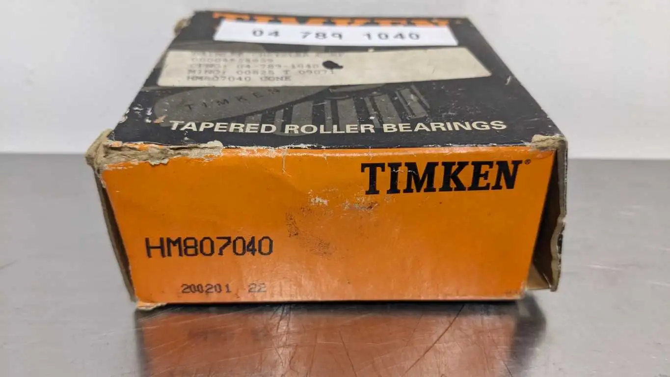 Timken HM807040 Tapered Roller Bearing 1 3/4" ID x 4.1250" OD x 1.4375" Wide - Image 6