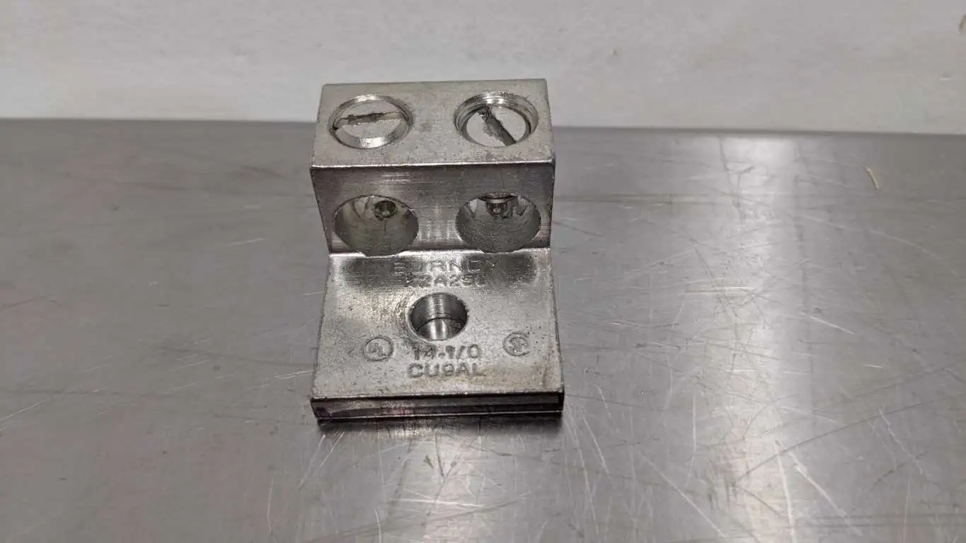Burndy K2A25U Universal Terminal 14-1/0 CU & AL Aluminum 2 Connector Lugs - Image 4