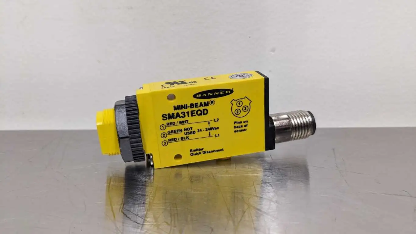 Banner SMA31EQD Sensor Emitter 3m 9.8ft 26842 Mini-Beam - Image 2