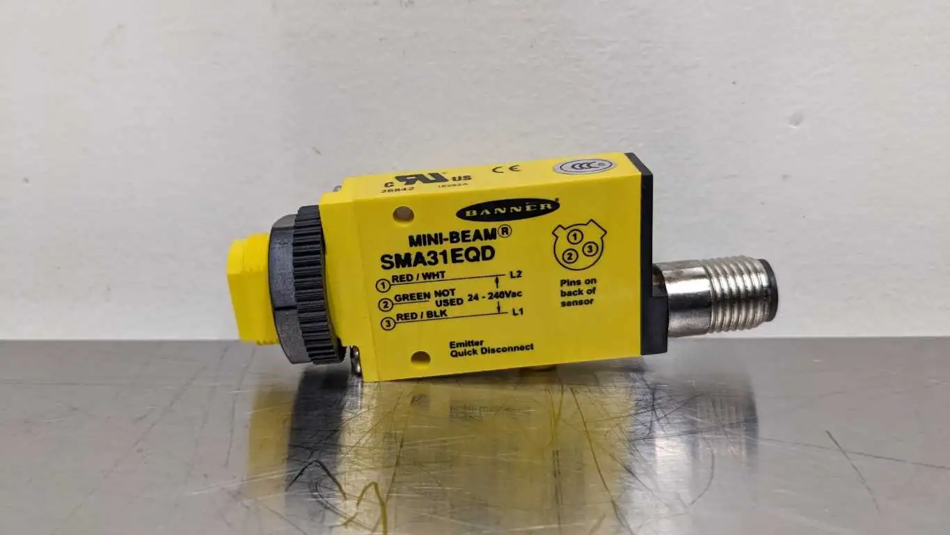 Banner SMA31EQD Sensor Emitter 3m 9.8ft 26842 Mini-Beam - Image 6