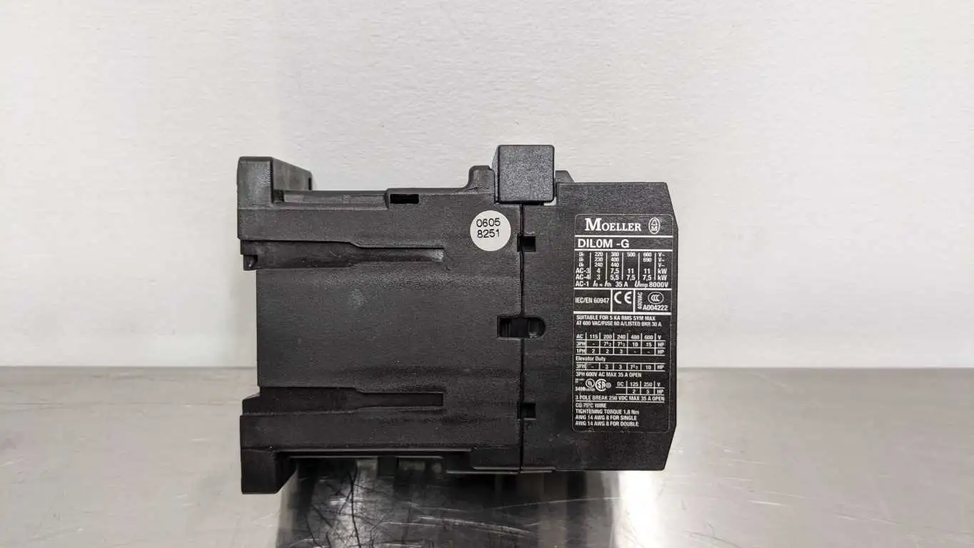 Moeller DIL0M-G Contactor 24VDC 35A 600VAC - Image 5