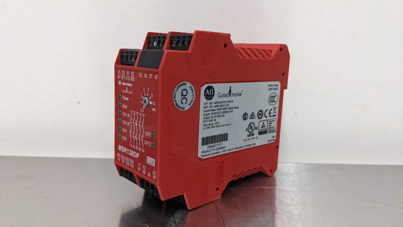 Allen-Bradley 440R-M23147 Safety Relay Guardmaster MSR138DP Ser B - Image 3