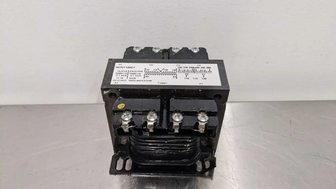 Square D 9070T100D1 Transformer 0.1kVA Pri 220/230/240/440/460/480 Sec 110/115/120 - Image 2