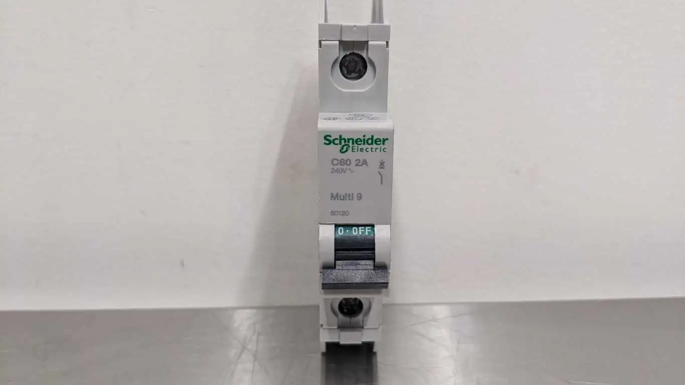 Schneider Electric 60120 Miniature Circuit Breaker 2A 240 2A Multi 9 C60 - Image 3