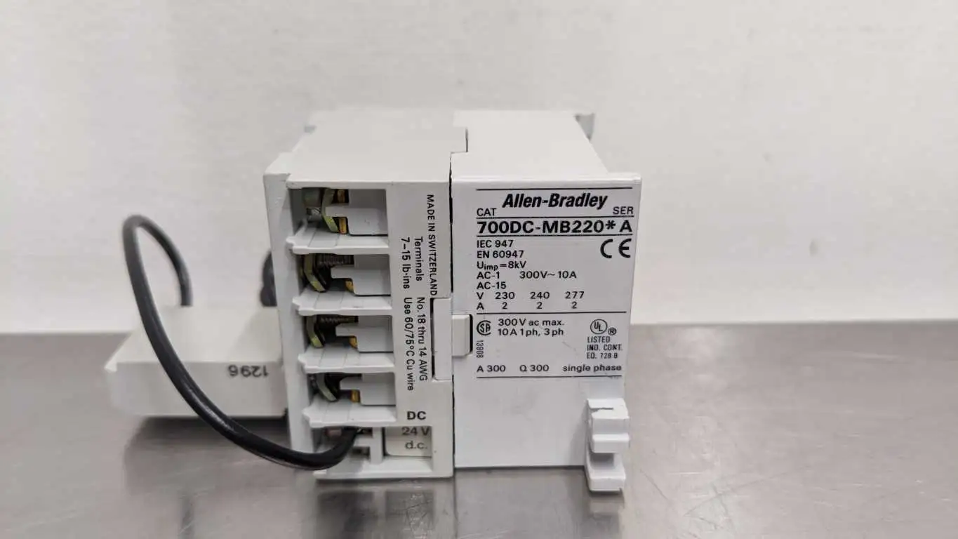 Allen-Bradley 700DC-MB220* Contact Relay 300VAC 199-MSMD1 12-250VDC Coil Ser A - Image 5