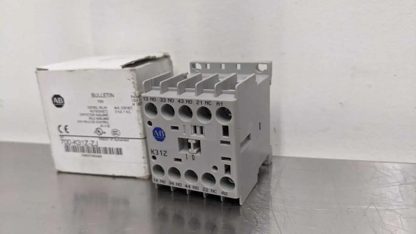 Allen-Bradley 700-K31Z-ZJ Control Relay Ser B 3NO 1NC 24 VDC Auxiliary Contact - Image 2