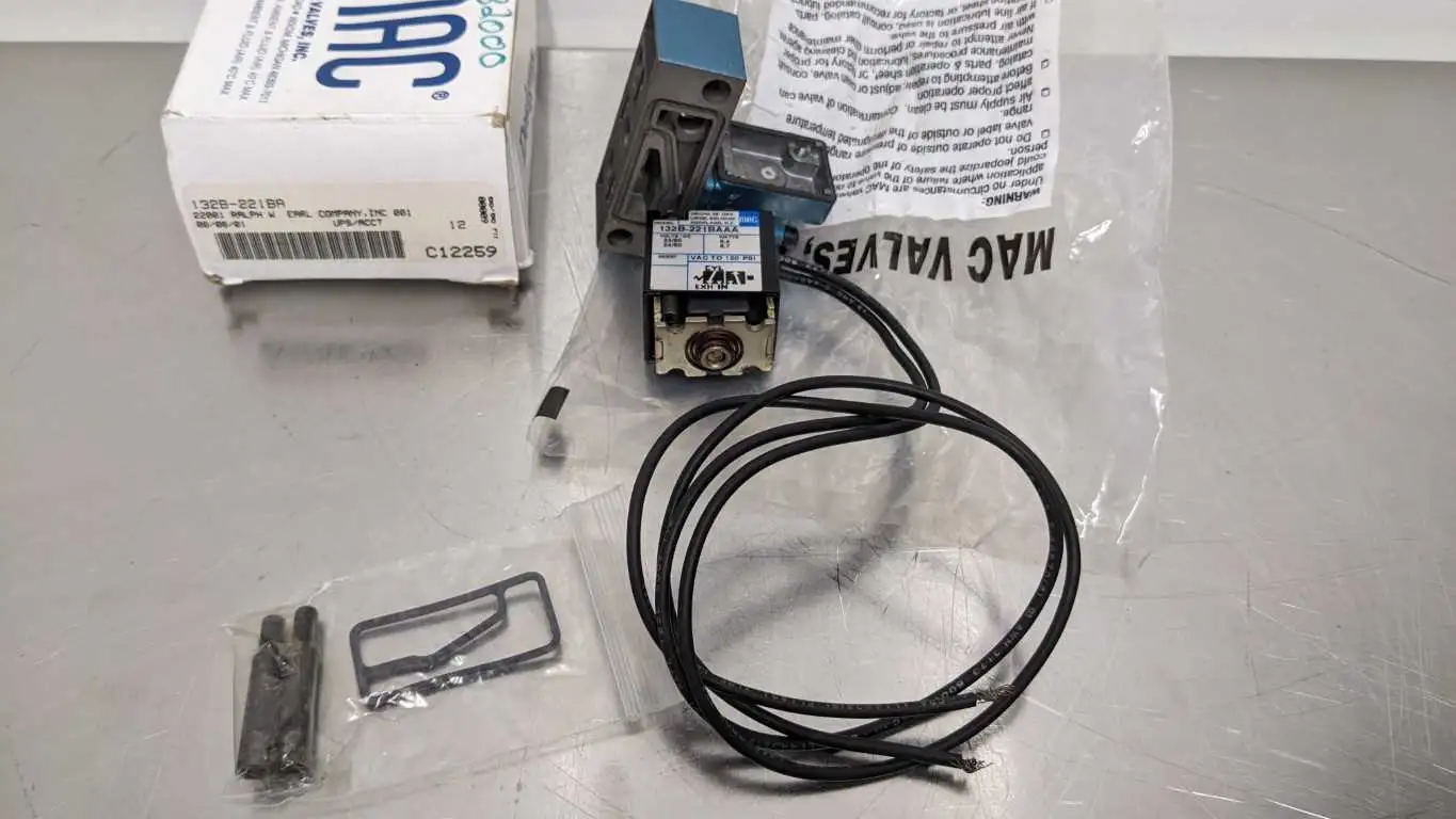 MAC 132B-221BA Solenoid Valve 150 PSI 24v 5.7, 6.7 W C12259 132B-221BAAA - Image 2