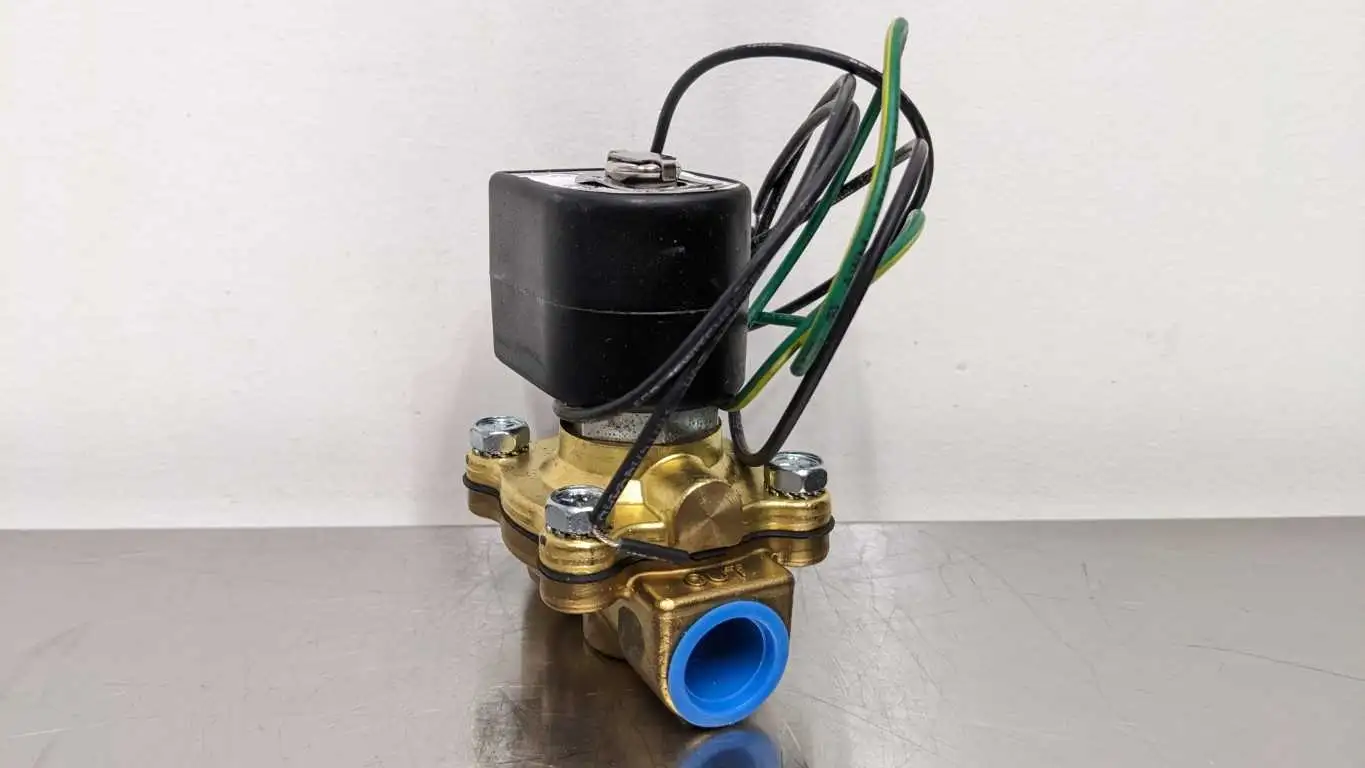 Parker 08F23C2140ACF4C05 Solenoid Valve 1/2" NPT Gold Ring Air Water Light Oil 0-150 PSI - Image 6
