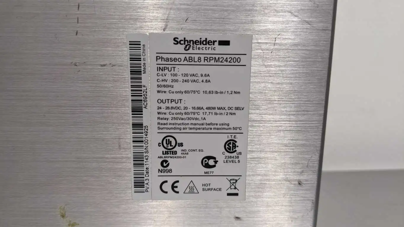 Schneider Electric ABL8 RPM24200 Regulated Power Supply - Image 8