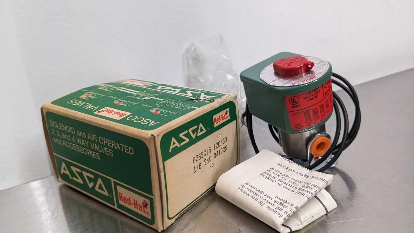 Asco 8262C15 Solenoid Coil 1/8" NPT 130-275PSI 110/120VAC 6W - Image 3