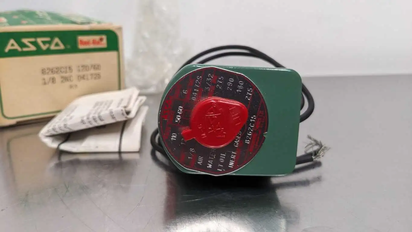 Asco 8262C15 Solenoid Coil 1/8" NPT 130-275PSI 110/120VAC 6W - Image 4