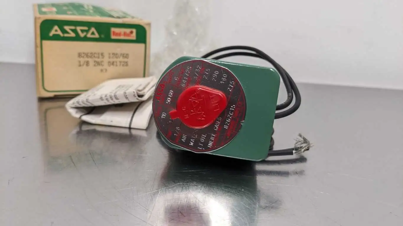 Asco 8262C15 Solenoid Coil 1/8" NPT 130-275PSI 110/120VAC 6W - Image 5