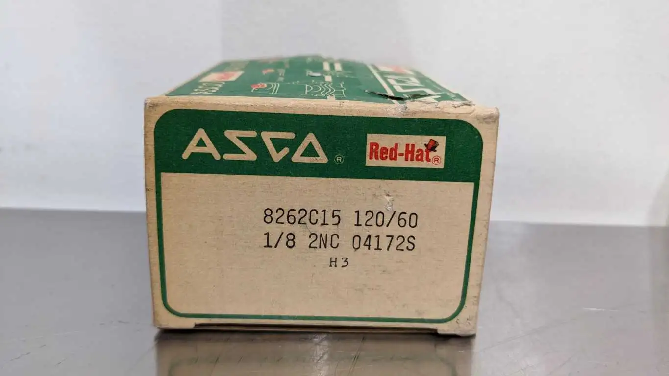 Asco 8262C15 Solenoid Coil 1/8" NPT 130-275PSI 110/120VAC 6W - Image 6