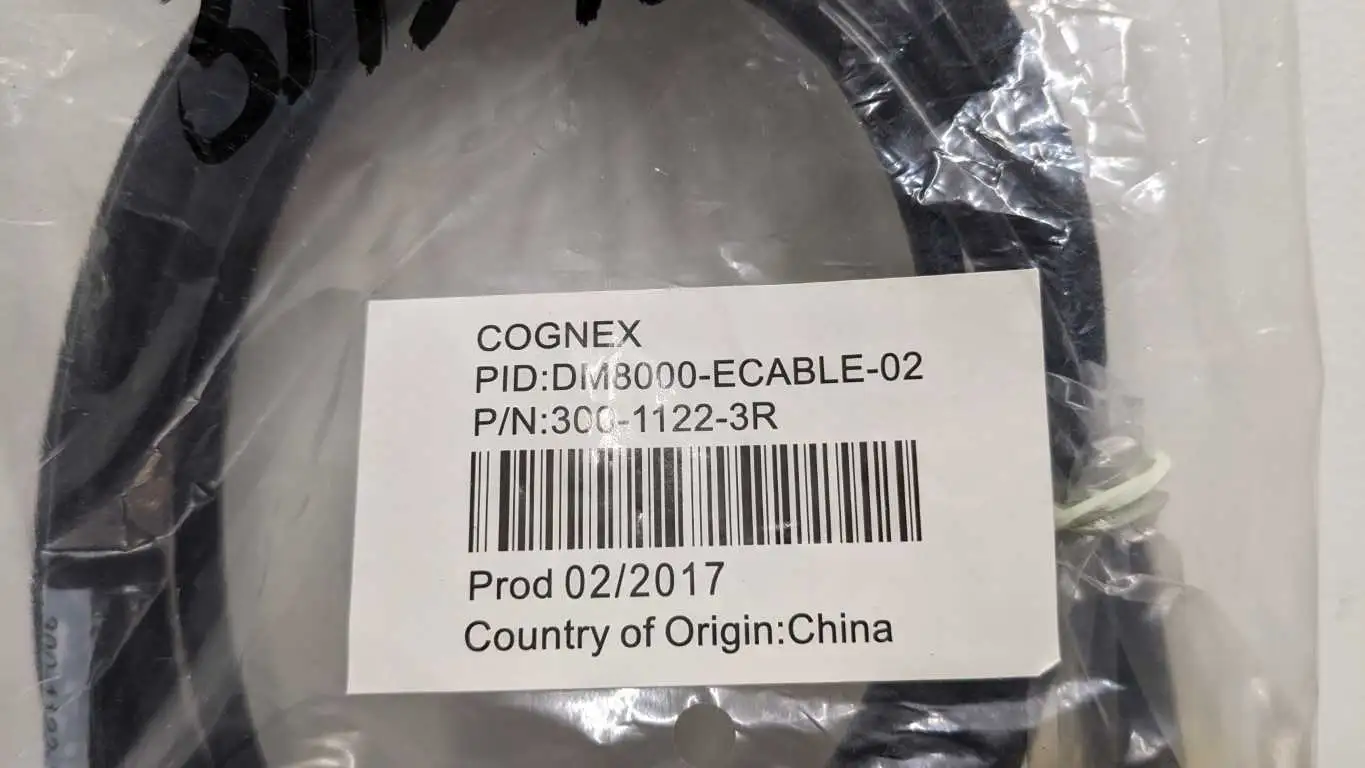 Cognex 300-1122-3R Ethernet Cable DM8000-ECABLE-02 - Image 4