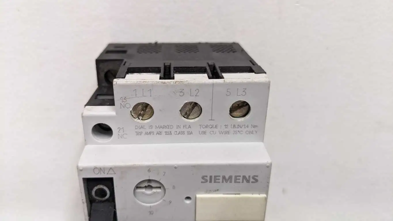 Siemens 3VU1300-1ML00 Circuit Breaker Motor Protector 208-230/460/575VAC - Image 4