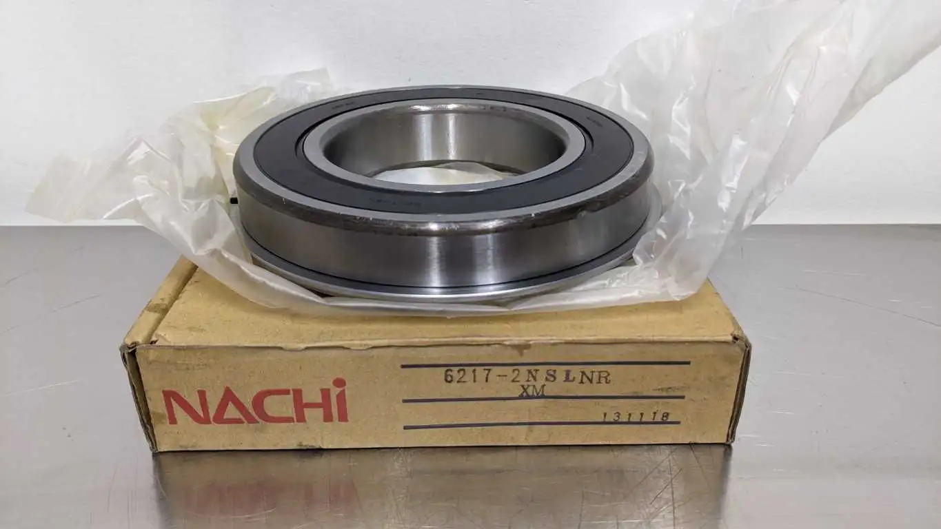 Nachi 6217-2NSLNR XM Radial Ball Bearing 85mm ID 150mm OD 29mm Wide