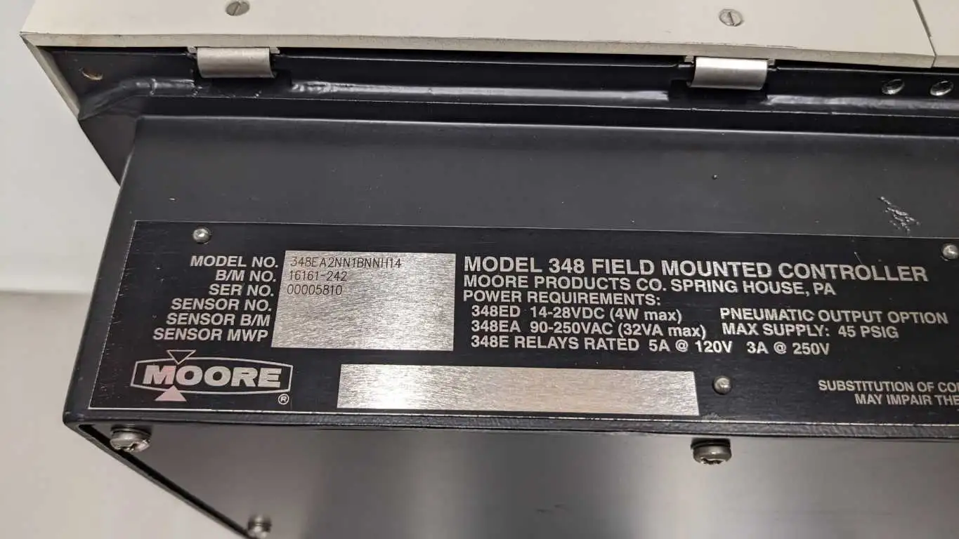 Moore 348EA2NN1BNNH14 Field Mounted Controller 90-250VAC 16161-242 Fieldpac - Image 10