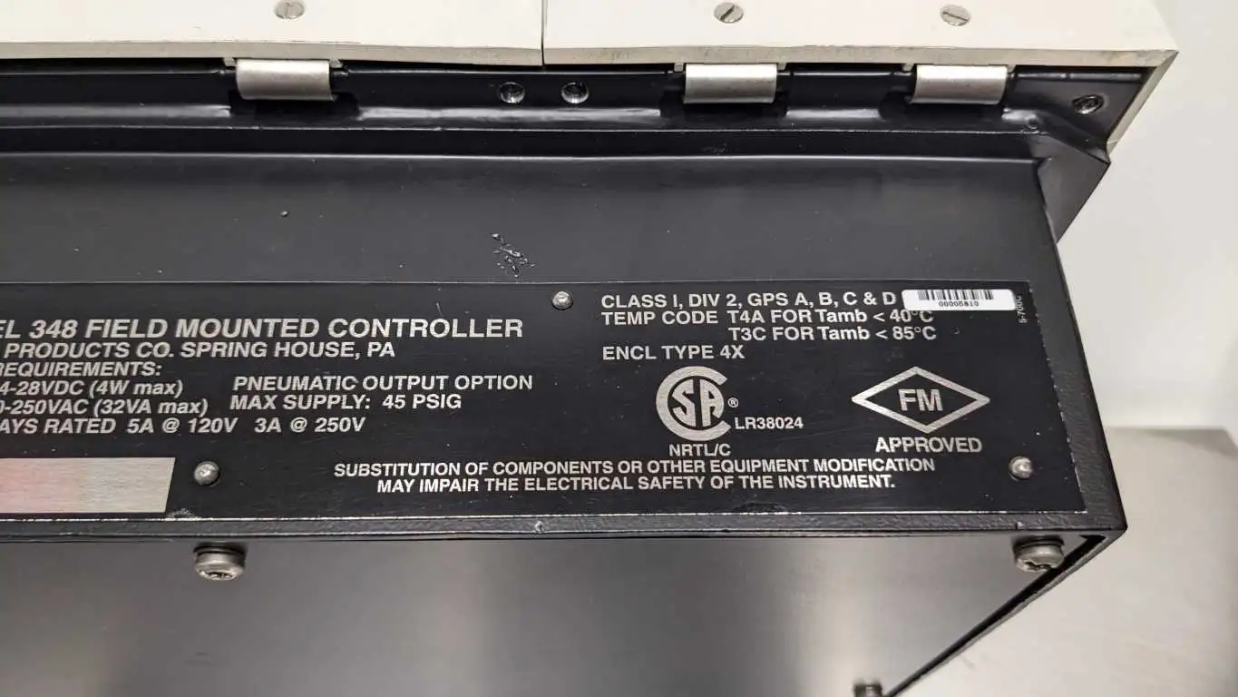 Moore 348EA2NN1BNNH14 Field Mounted Controller 90-250VAC 16161-242 Fieldpac - Image 11