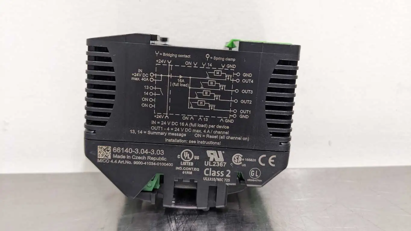 Murr Elektronik 66049-3.04-3.03 Electronic Circuit Control 24VDC 4A per Channel MICO 4.4 - Image 7
