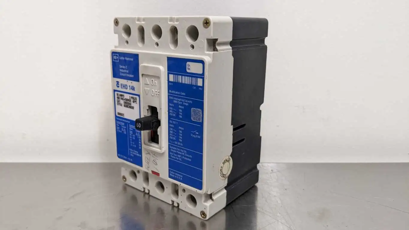 Cutler-Hammer EHD3060 Circuit Breaker EHD 14k 3 Pole 480VAC 250VDC - Image 8