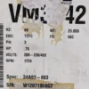 Baldor VM3542 AC Motor .75HP 1725 RPM 3PH 60Hz 208-230/460VAC - Image 5