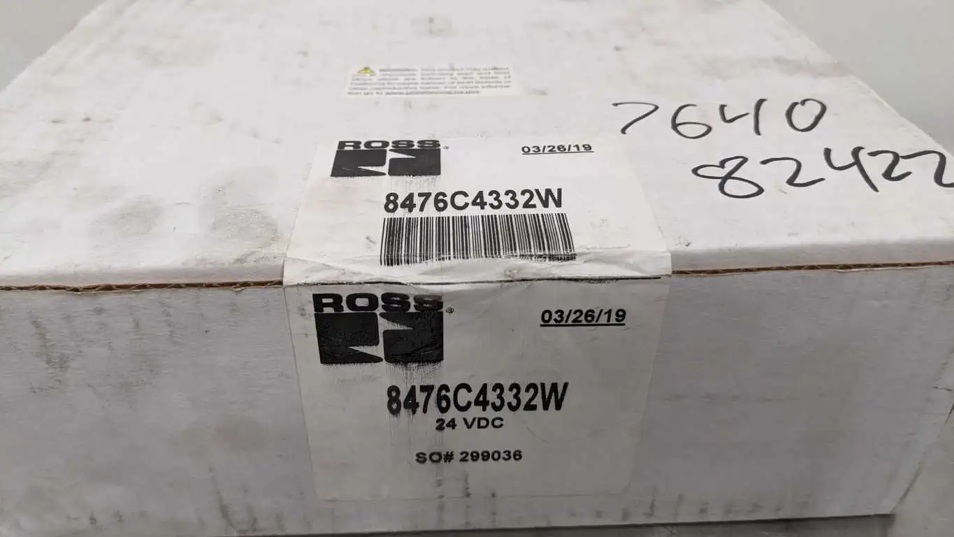 Ross 8476C4332W Solenoid Valve 2-10 Bar 24VDC - Image 4