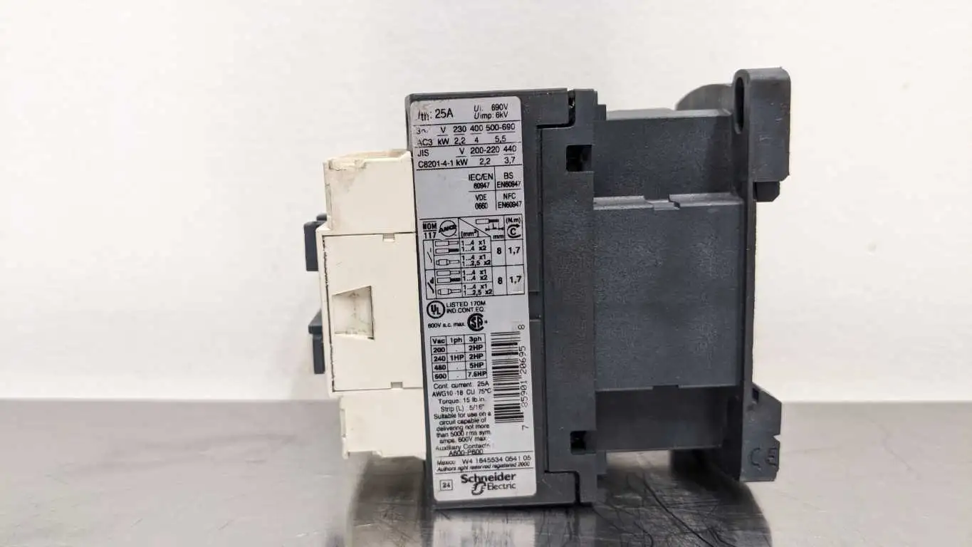Telemecanique LC1 D09 Magnetic Contactor 25A - Image 6