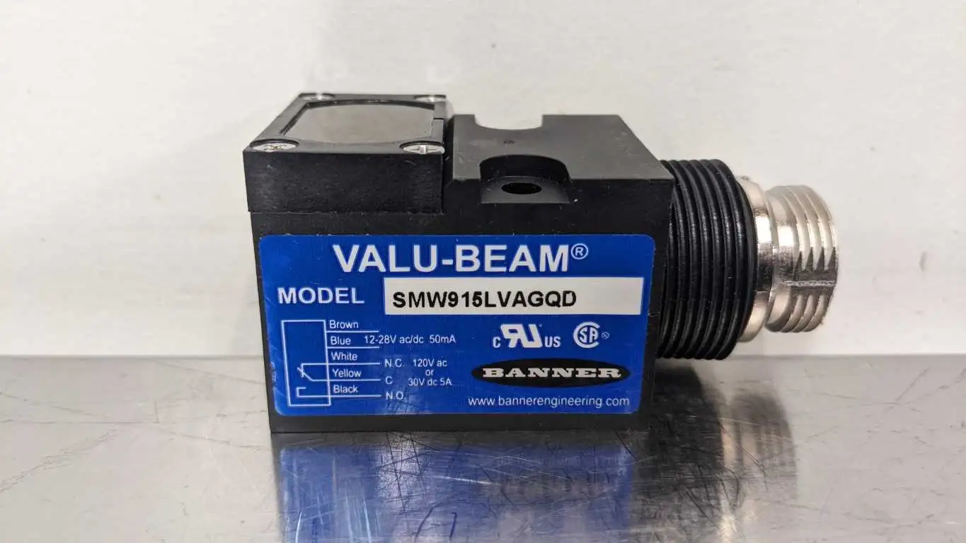 Banner SMW915LVAGQD Photoelectric Sensor 0.3-4.5m 12-28VDC 50mA 26173 - Image 8