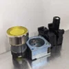Siemens 3SB3 645-0AA31-0CC0 Illuminated Pushbutton 1NO Yellow ACDC Metal Round LED 24V - Image 4