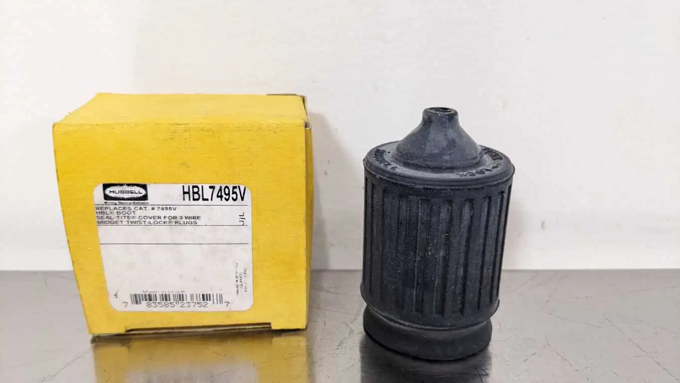 Hubbell HBL7495V Midget Twist-Lock Plug Seal-Tite Cover 3 Wire