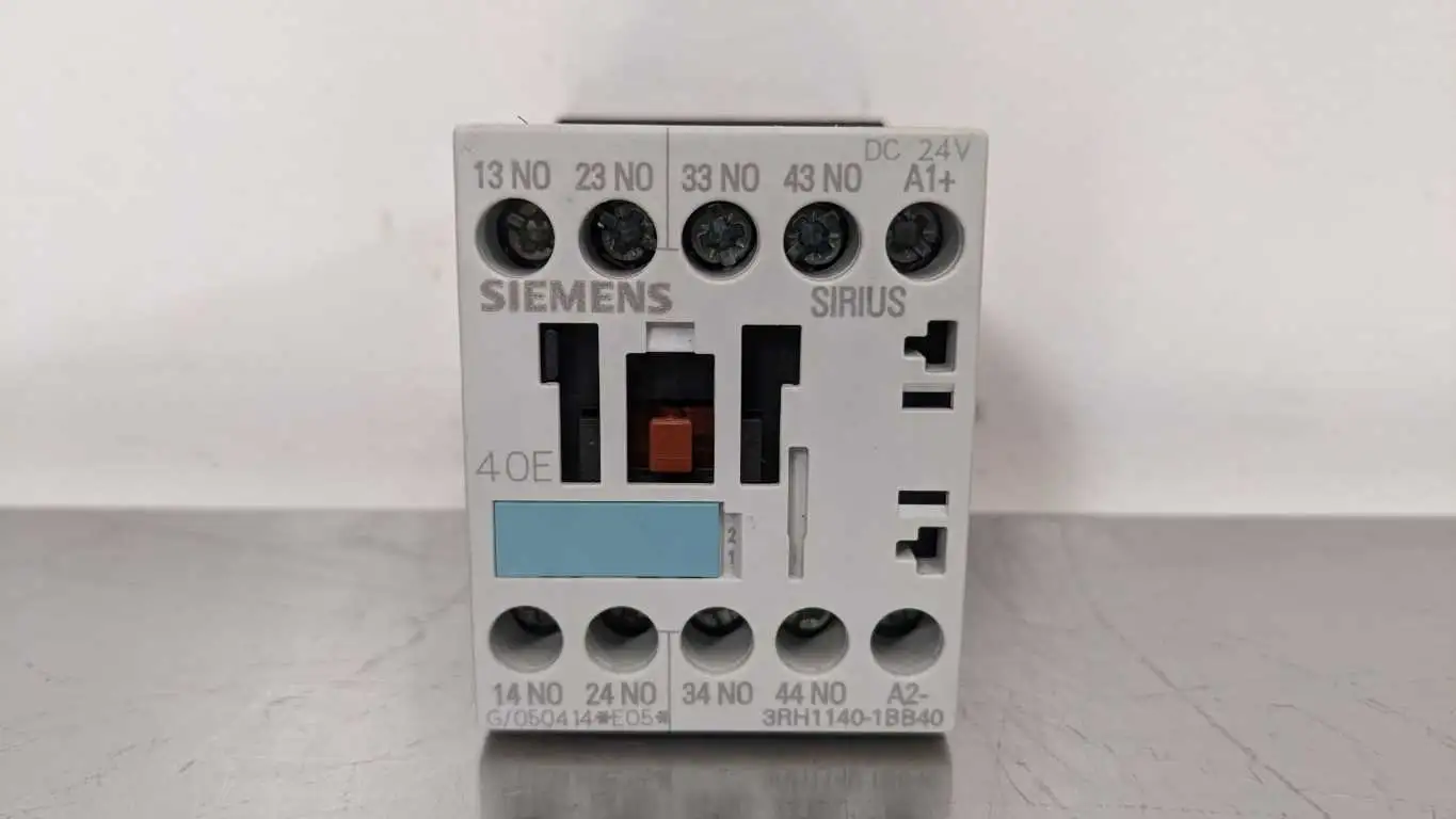 Siemens 3RH1140-1BB40 Control Relay 4NO 24VDC Coil S00 10A 230/400/690VAC 240VAC - Image 3
