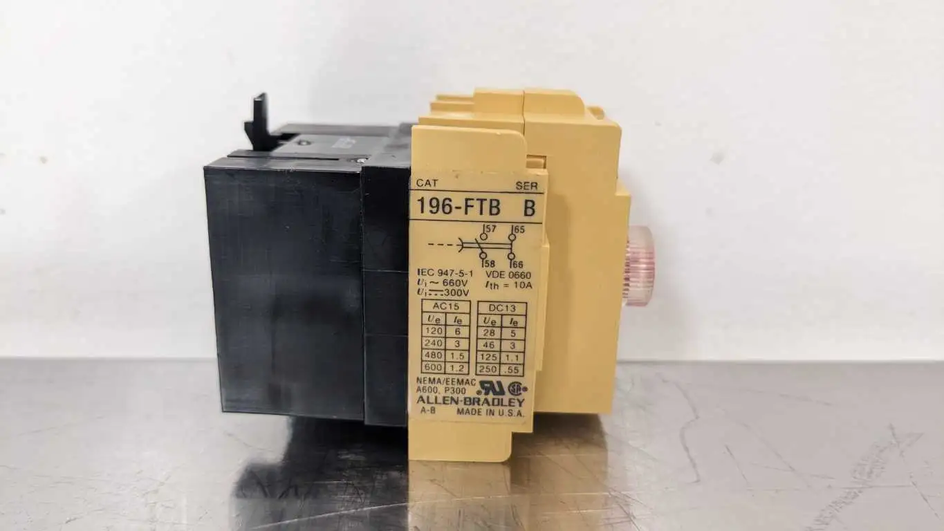 Allen-Bradley 196-FTB Pneumatic Timing Unit Ser B - Image 3