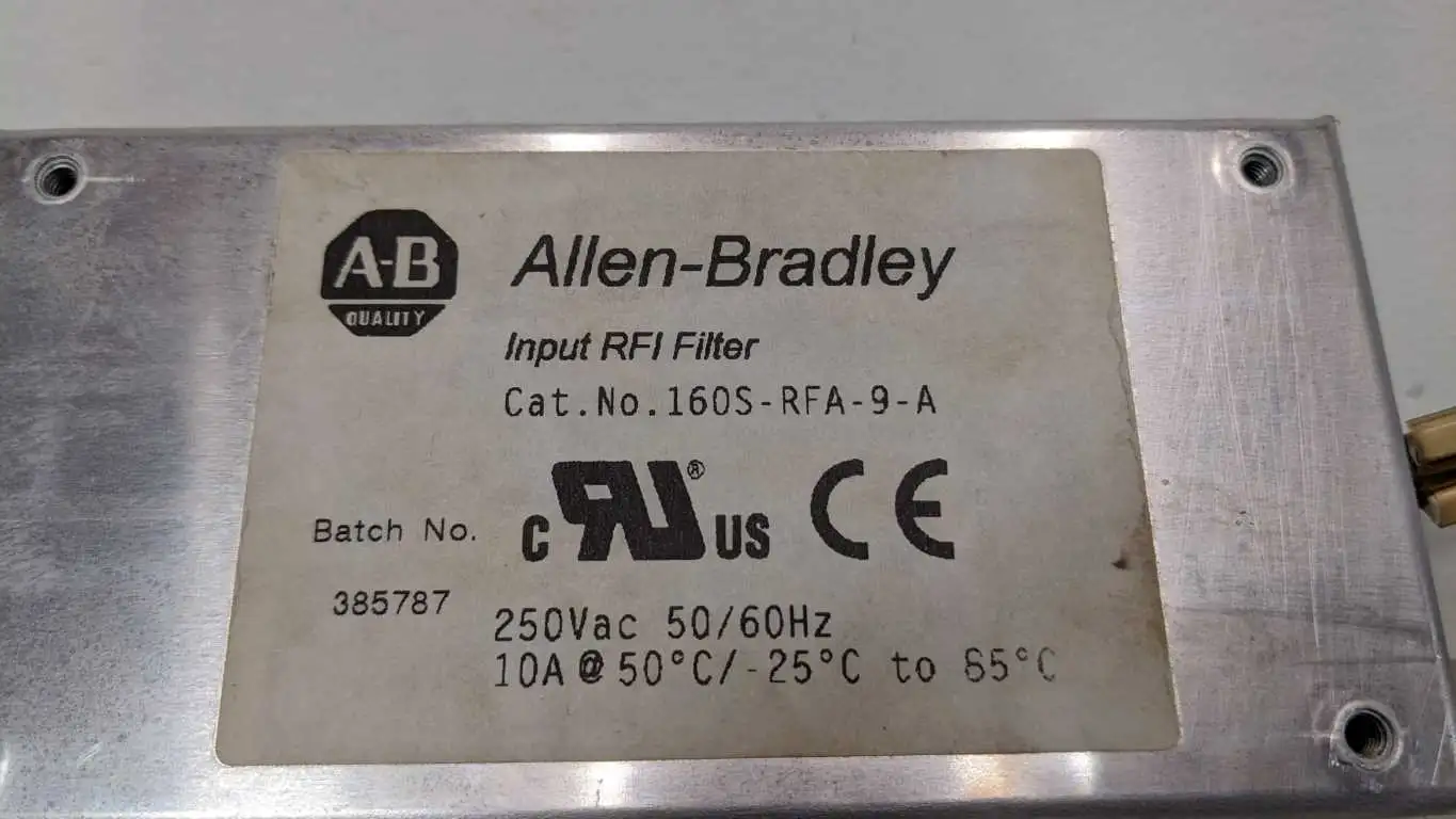 Allen-Bradley 160S-RFA-9-A Input RFI Filter 250VAC 10A 250VAC 10A - Image 5