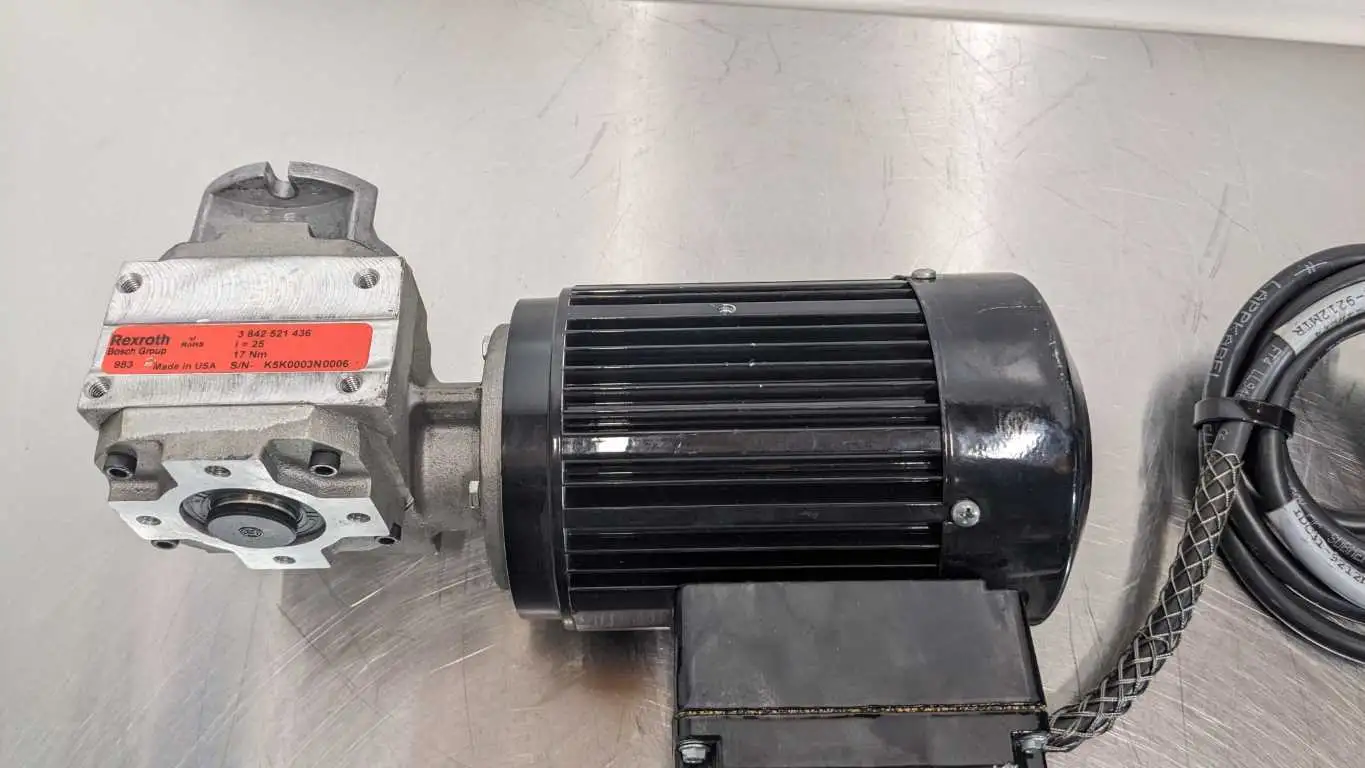 Bodine 42Y6BFPP Gearmotor 0.180/0.210Kw 1400/1700 RPM Rexroth Bosch 3 842 521 436 - Image 7