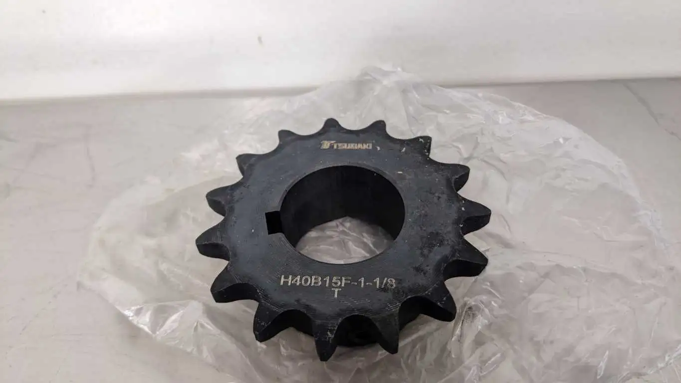 Tsubaki HB40B15F-1-1/8 Roller Chain Sprocket 1-1/8" ID 40 Chain 15 Teeth - Image 3