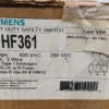 Siemens HF361 Heavy Duty Safety Switch 30A 3 Pole 600VAC 250VDC Fusible Disconnect H J K R - Image 2