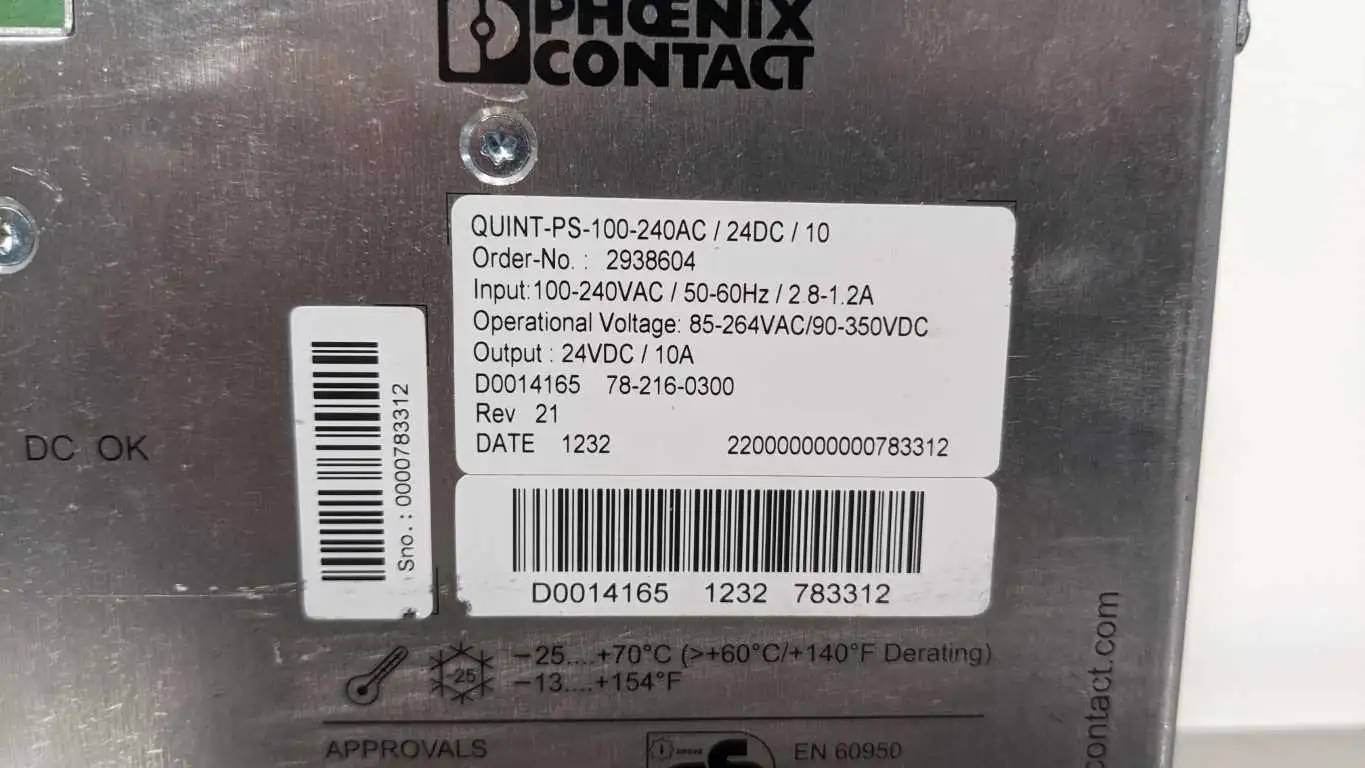 Phoenix Contact QUINT PS-100-240AC/24DC/10 Power Supply - Image 6
