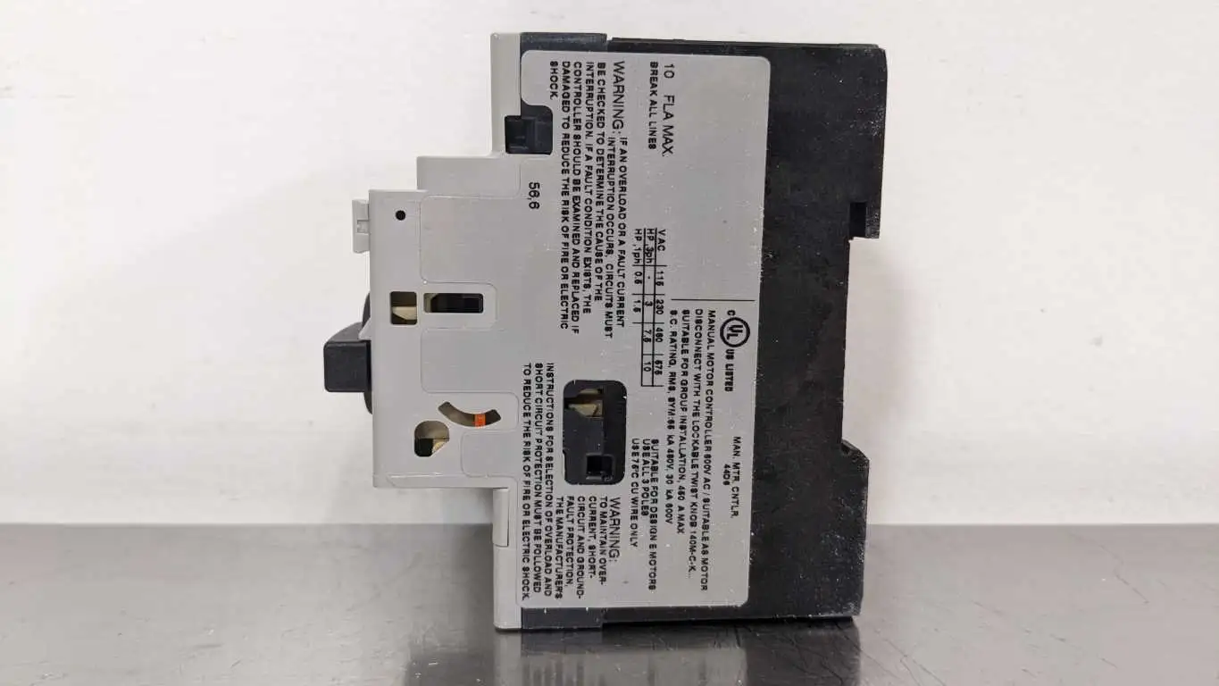 Allen-Bradley 140M-D8N-C10 Motor Protector Circuit Breaker Ser C 10A - Image 3