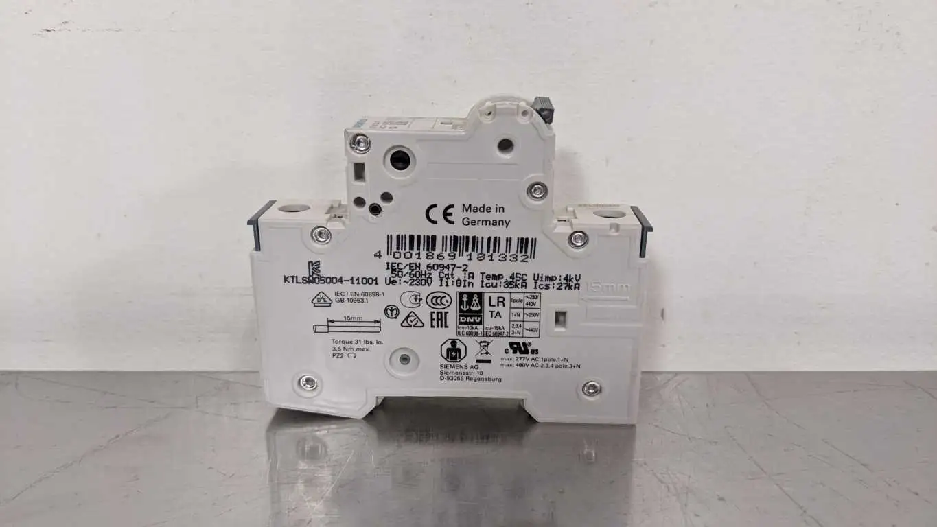 Siemens 5SY4103-7 C3 Miniature Circuit Breaker 3A 230/400V - Image 3