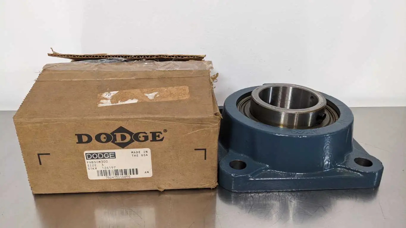 Dodge F4BSCM300 4 Bolt Flange Bearing 126197 3″ ID SCM 3