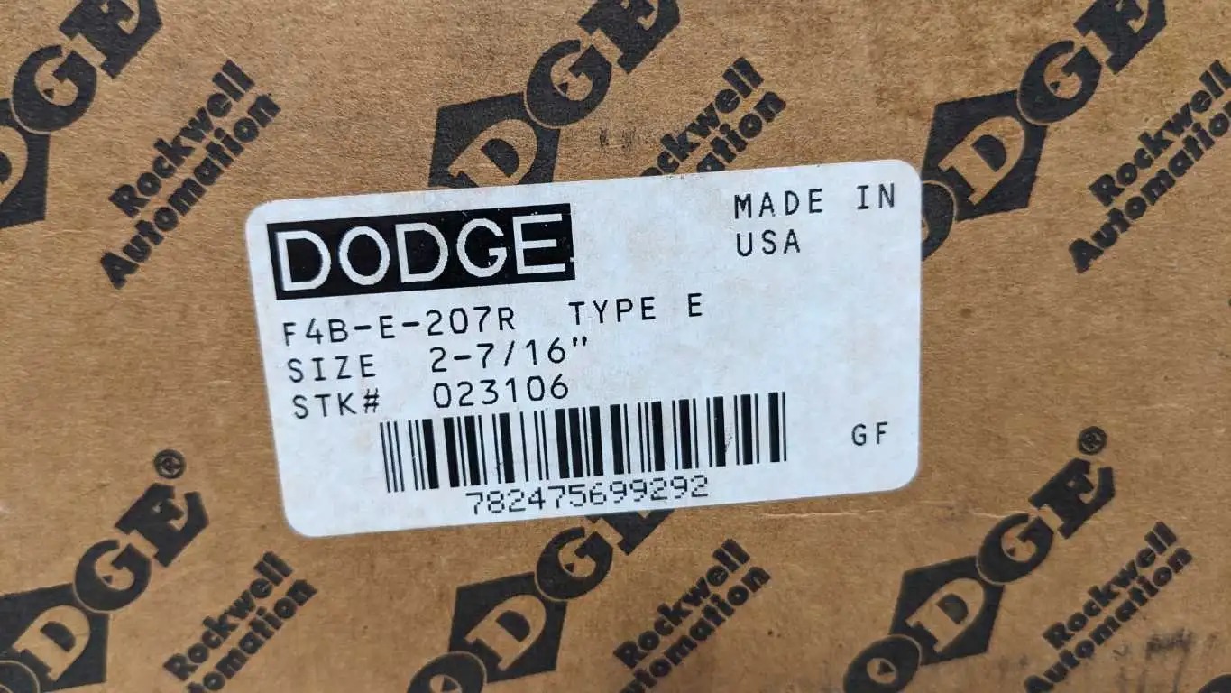 Dodge F4B-E-207R 4 Bolt Flange Bearing 2-7/16" Type E-XTRA 023106 - Image 6