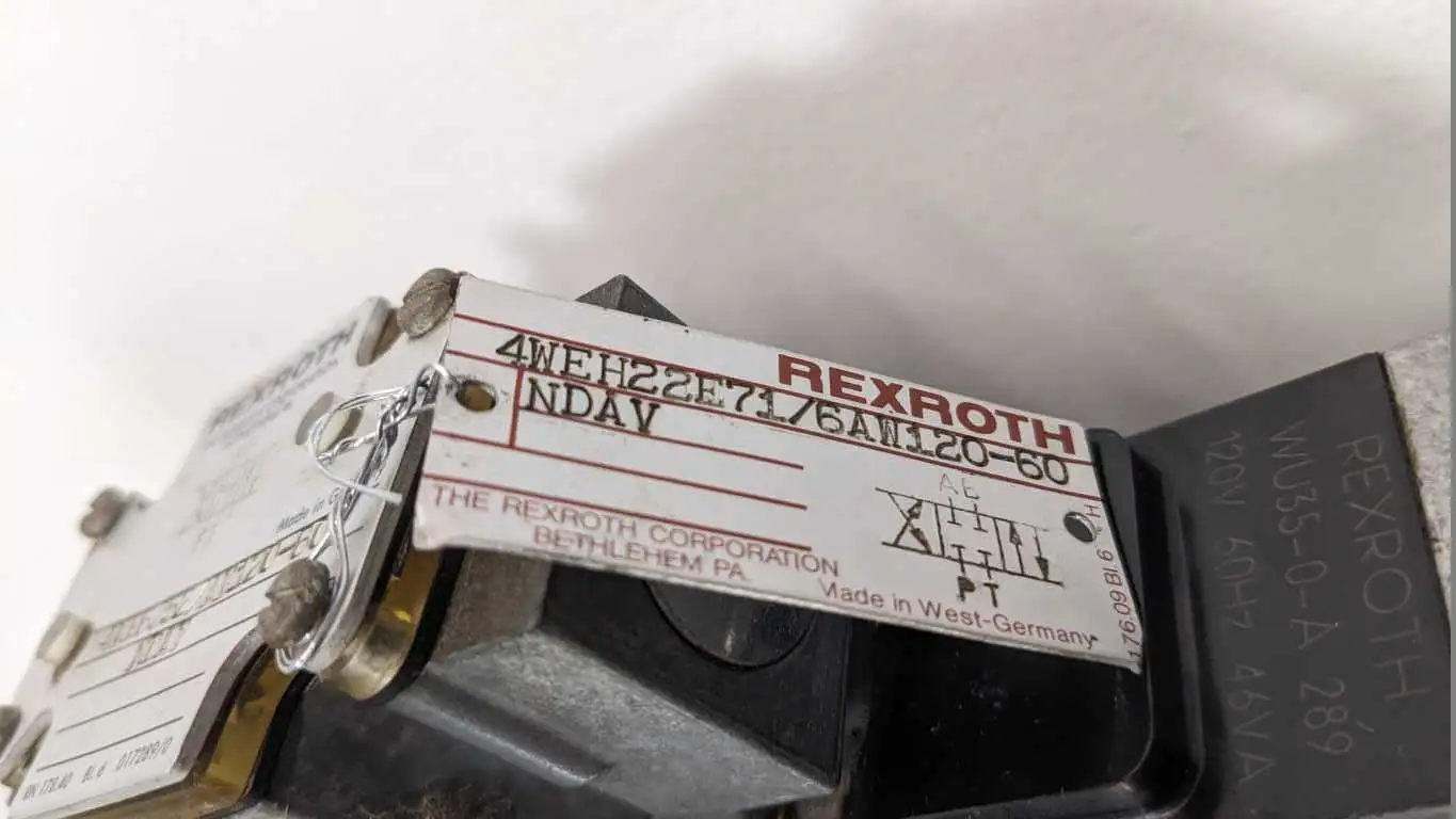 Rexroth 4WEH22E71 4WE6J52 Directional Control Valve 6AW120-60 AW120-60 NDAV - Image 5