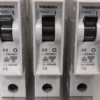 3 Pack Siemens 5SX21 C2 Miniature Circuit Breaker 2A 230/400VAC 1 Pole - Image 2